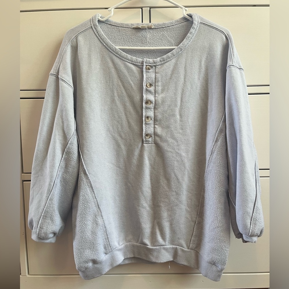Light Blue Sweatshirt